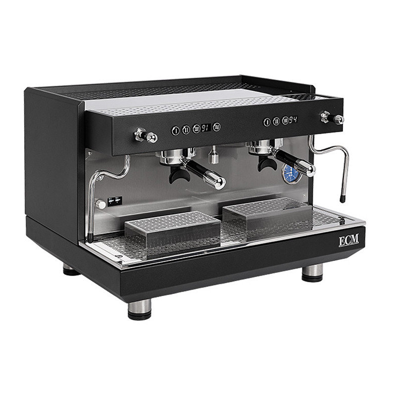 ECM Discover 2GR Professionel Sort Dual Boiler-espressomaskine Inkl. Mahlkönig E65W GbS Sort Espressokværn