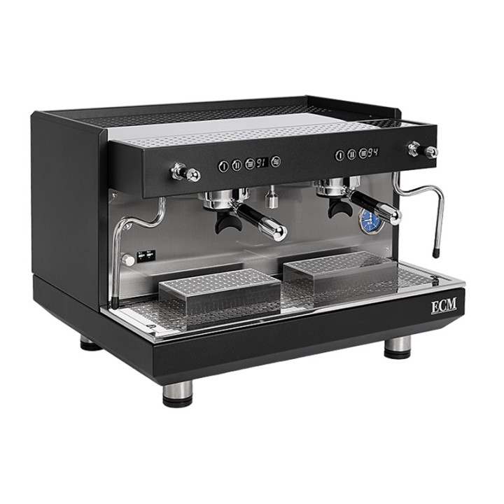 ECM Discover 2GR Professionel Sort Dual Boiler-espressomaskine Inkl. Mahlkönig E65W GbS Sort Espressokværn