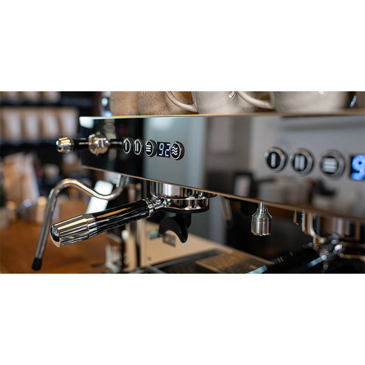 ECM Discover 2GR Professionel Sort Dual Boiler-espressomaskine Inkl. Mahlkönig E65W GbS Sort Espressokværn