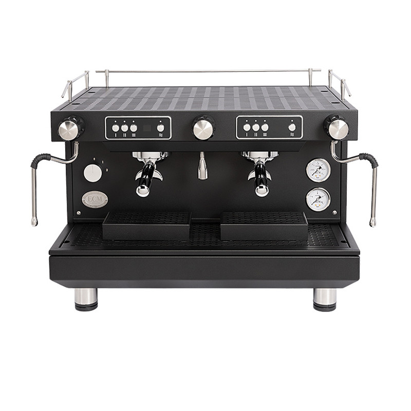 ECM Compact HX-2 PID  Proffesionel 2 Gr. Sort Espressomaskine Inkl. Eureka Atom W 75 Mat Sort Espressokværn