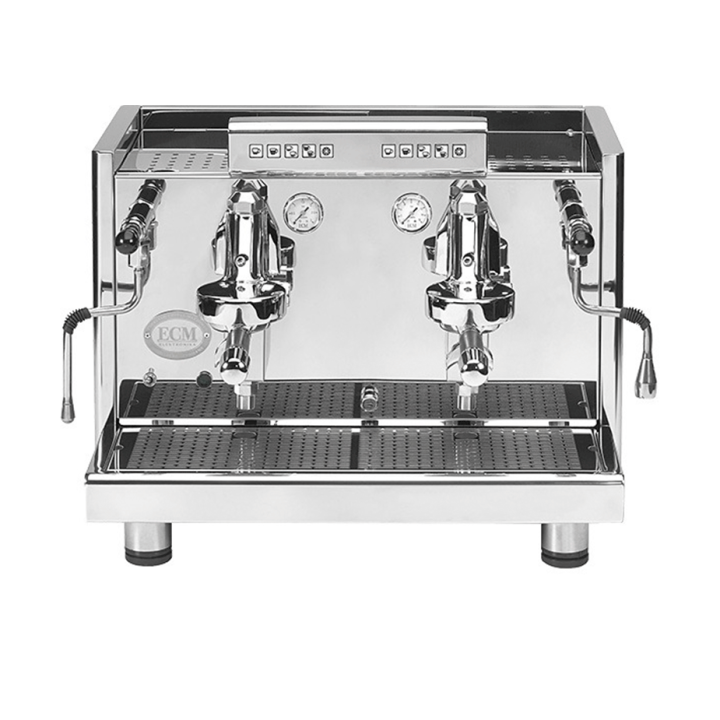 ECM Elektronika Profi Due 2GR. Espressomaskine Inkl. Eureka Atom W 75 Chrome Espressokværn