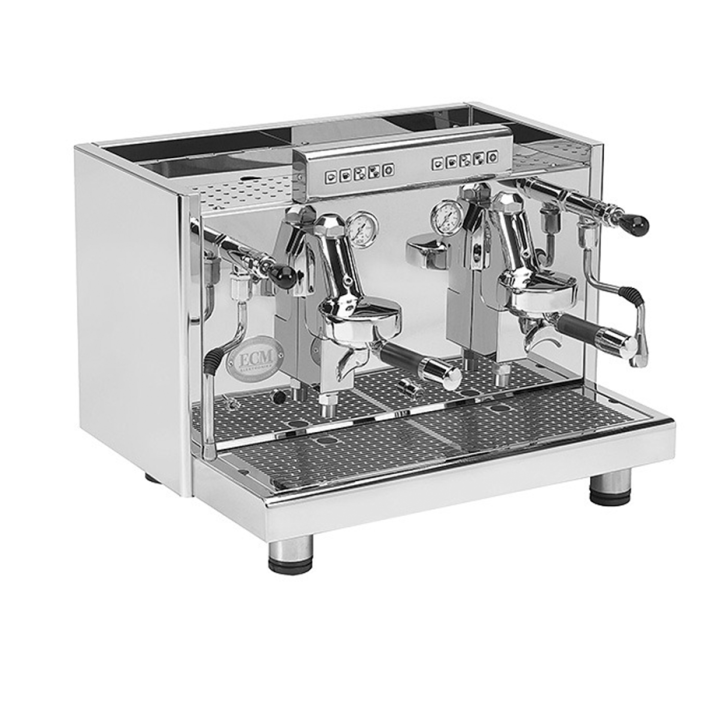 ECM Elektronika Profi Due 2GR. Espressomaskine Inkl. Eureka Atom W 75 Chrome Espressokværn
