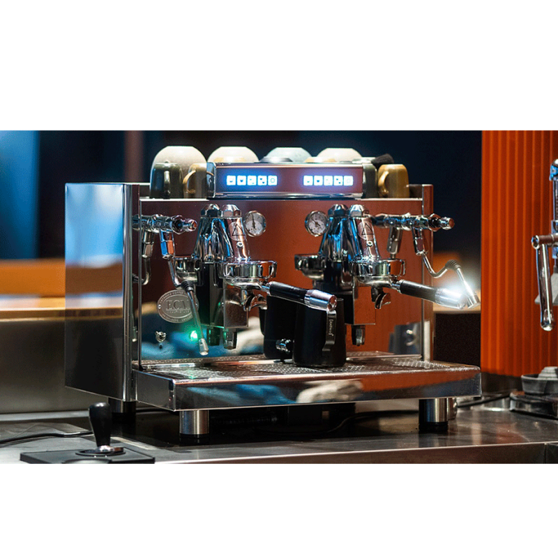 ECM Elektronika Profi Due 2GR. Espressomaskine Inkl. Eureka Atom W 75 Chrome Espressokværn