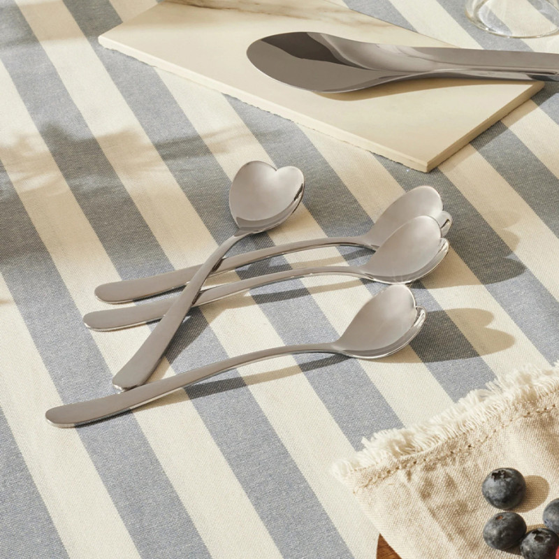 Alessi Hjerteformede Isskeer 4 stk
