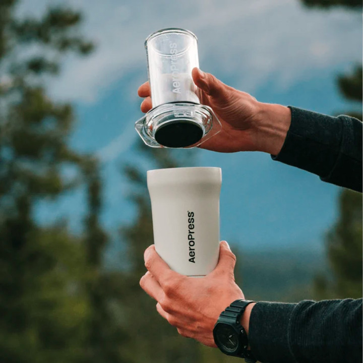AeroPress Go Plus Creme Rejsebrygger