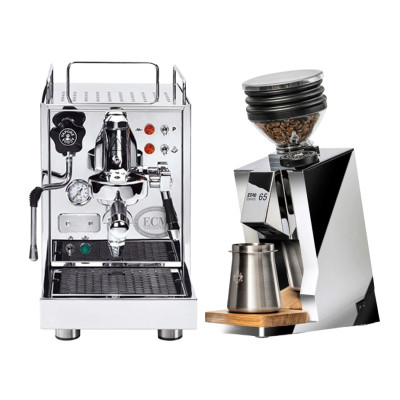 ECM Classika PID Espressomaskine Inkl. Eureka Mignon Zero 65 Speedy Espressokværn