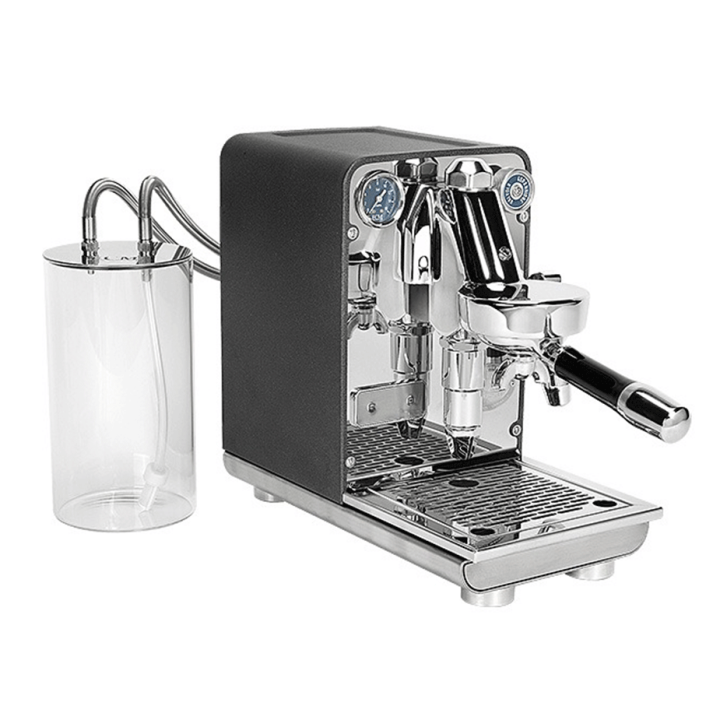 ECM Puristika Anthracite Espressomaskine Inkl. Eureka Mignon Zero 65 Speedy Espressokværn &Tamper