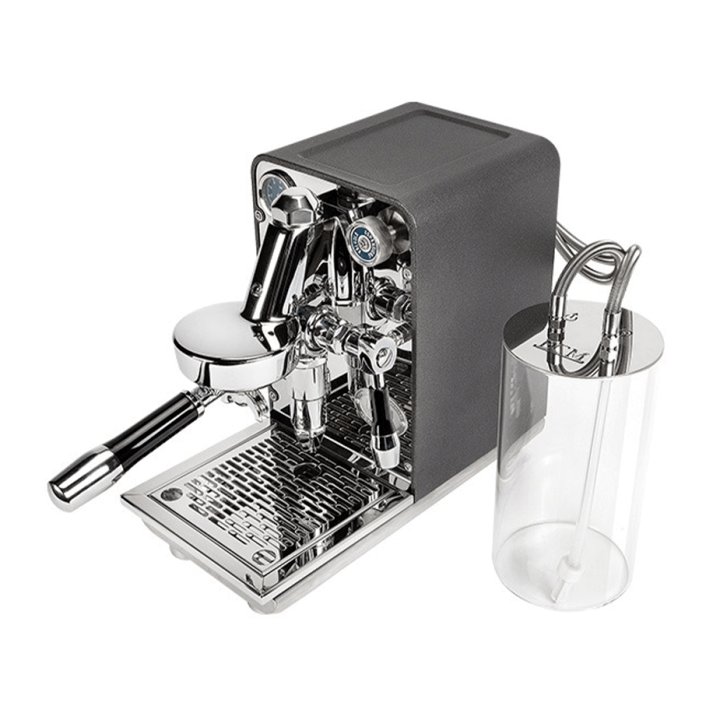 ECM Puristika Anthracite Espressomaskine Inkl. Eureka Mignon Zero 65 Speedy Espressokværn &Tamper