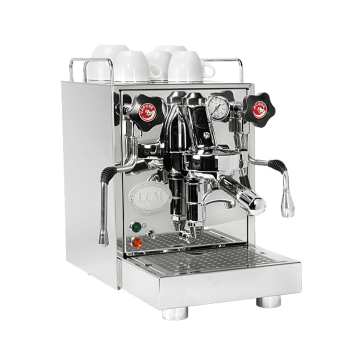 ECM Mechanika VI Slim Espressomaskine Inkl. Eureka Mignon Zero 65 Speedy Chrome Espressokværn