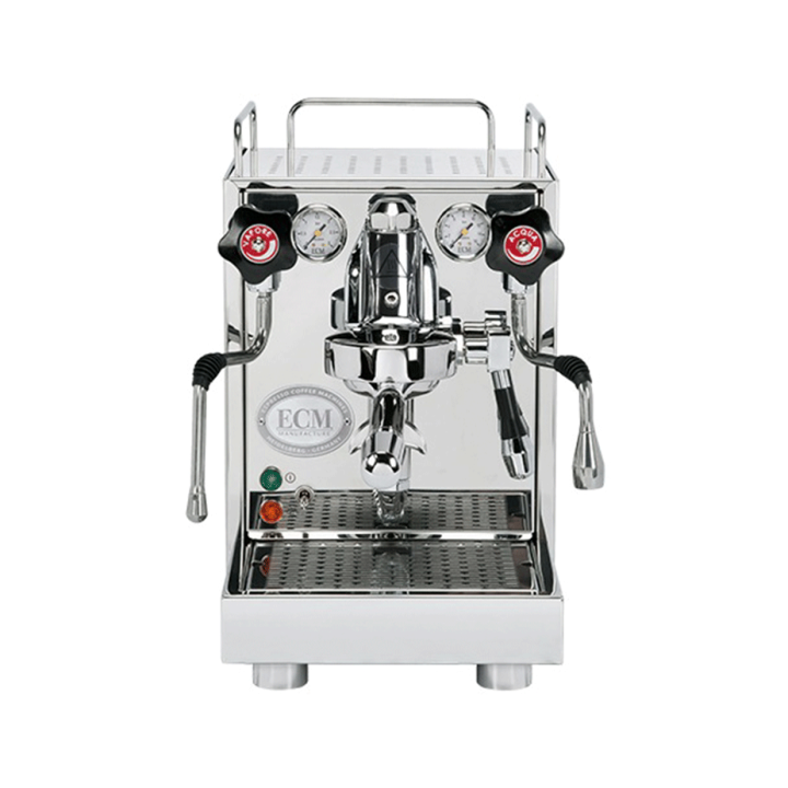 ECM Mechanika VI Slim Espressomaskine Inkl. Eureka Mignon Zero 65 Speedy Chrome Espressokværn
