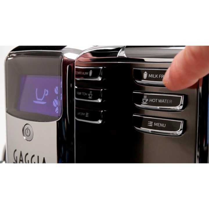 Gaggia Anima De Luxe Stål/Svart