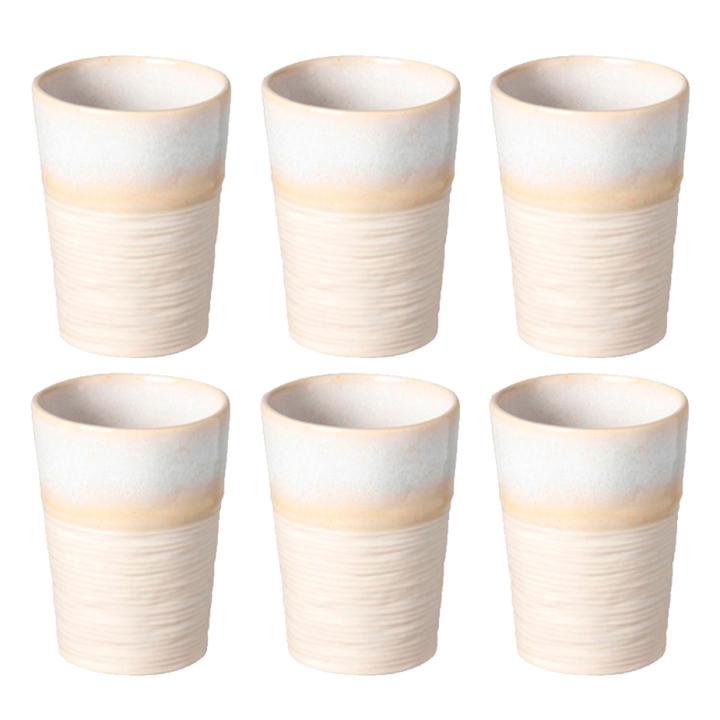 Costa Nova Notos Mugg 6 st 0,13L Kräm