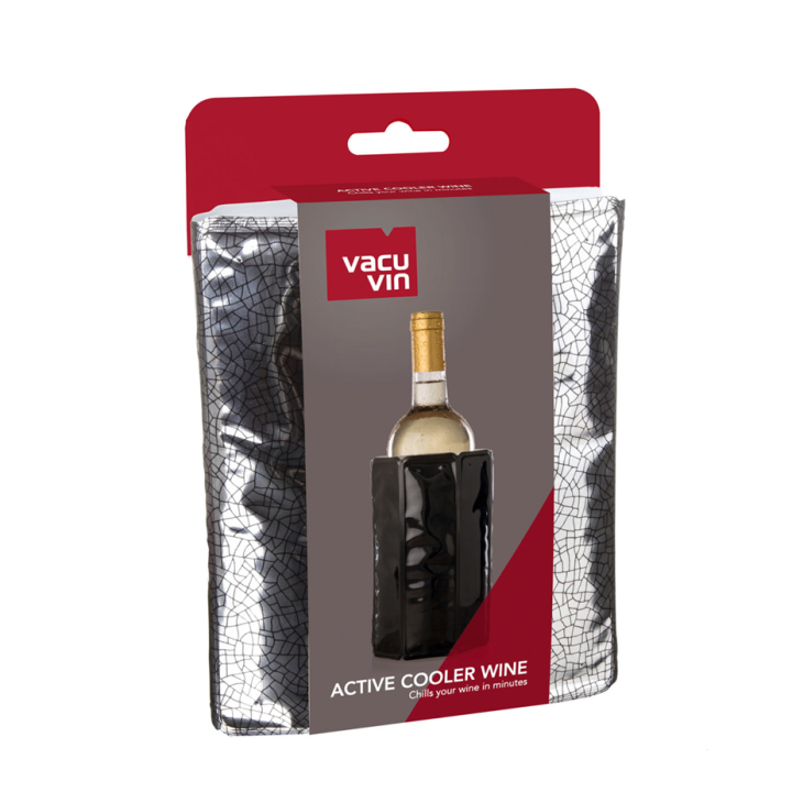 Vacu Vin Active Vinkylare Sølv