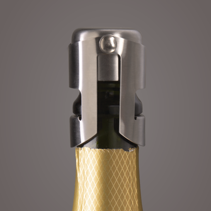 Vacu Vin Champagnepropp Sølv