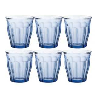 Duralex Picardie Caféglas 22cl 6 st Blå