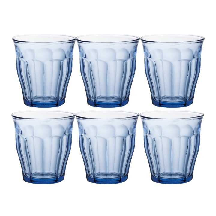 Duralex Picardie Caféglas 22cl 6 st Blå