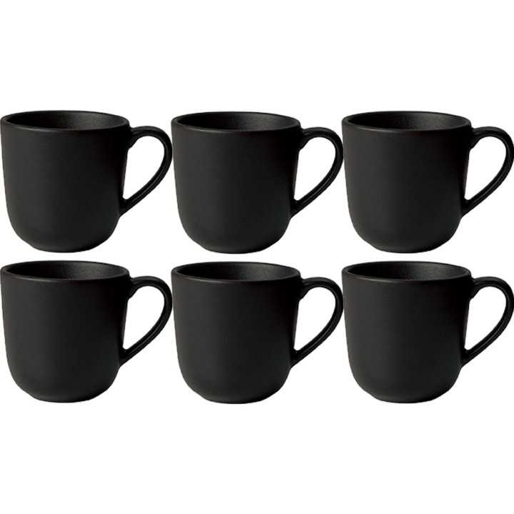 Aida RAW Mugg 0,20L 6 st Titanium Black