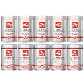 Illy Espresso Classico 10x250g Hela Kaffebönor