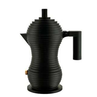 Alessi Pulcina Mokabryggare Svart 6 Kopp