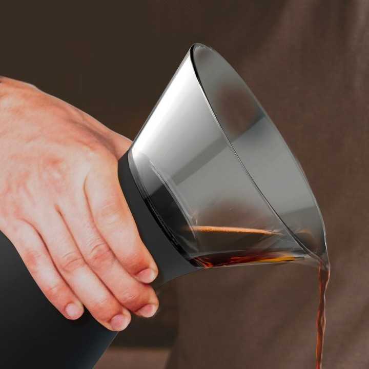 Asobu Isolerad Pour Over Kaffebryggare Svart