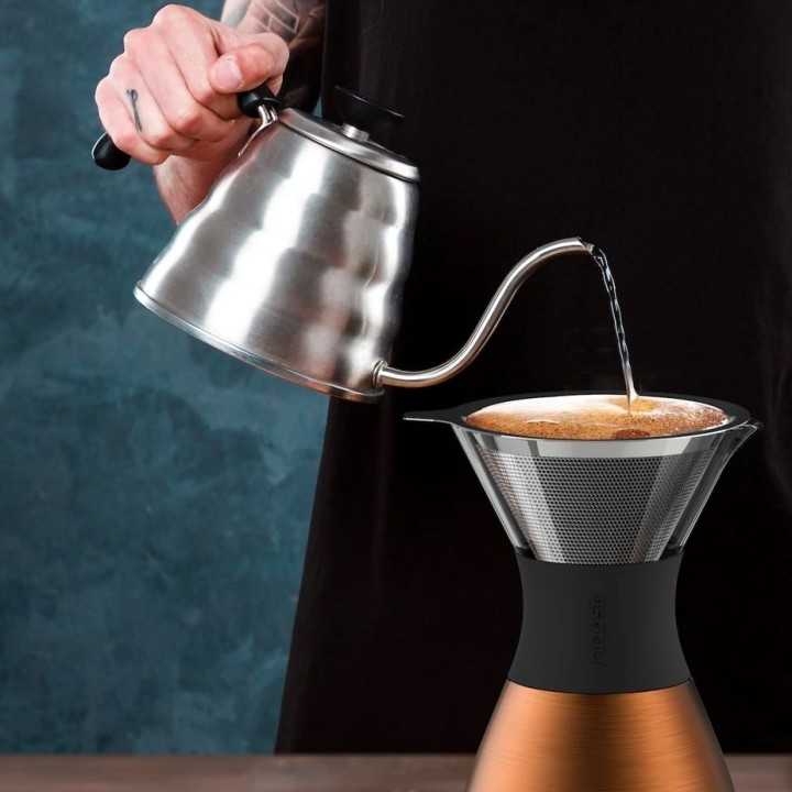 Asobu Isolerad Pour Over Kaffebryggare Svart
