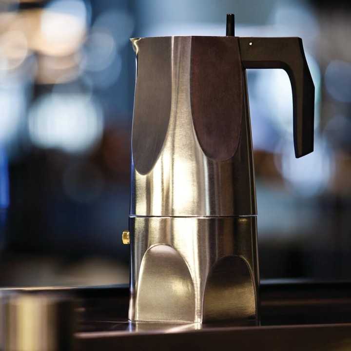 Alessi Ossidiana Espressokanna 6 Koppar