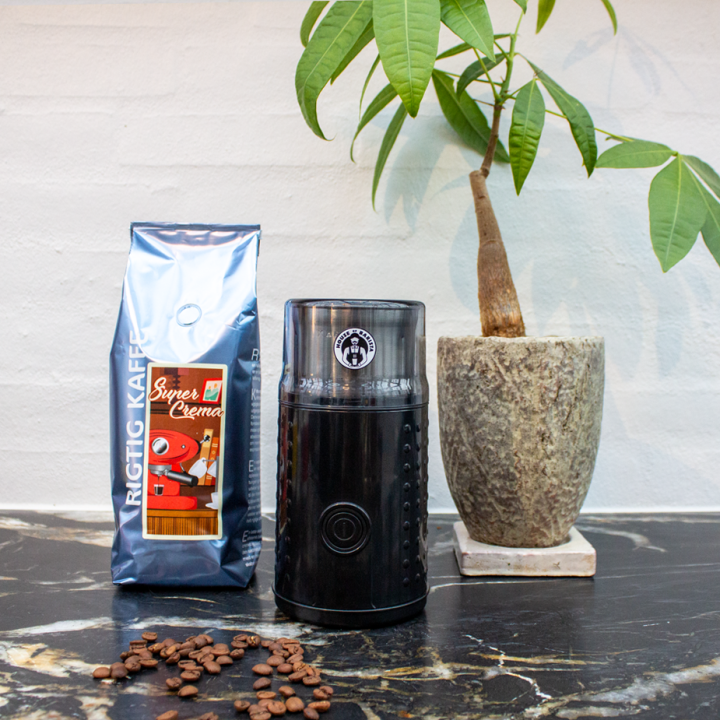 House of Barista Elektrisk Kaffekvarn & Mjölkskummare