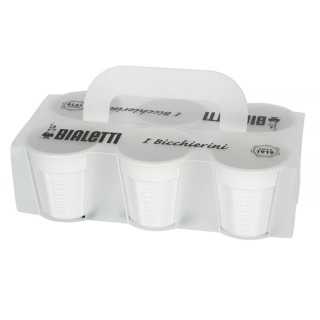 Bialetti Bicchierini Espressokoppar 6 St Vit