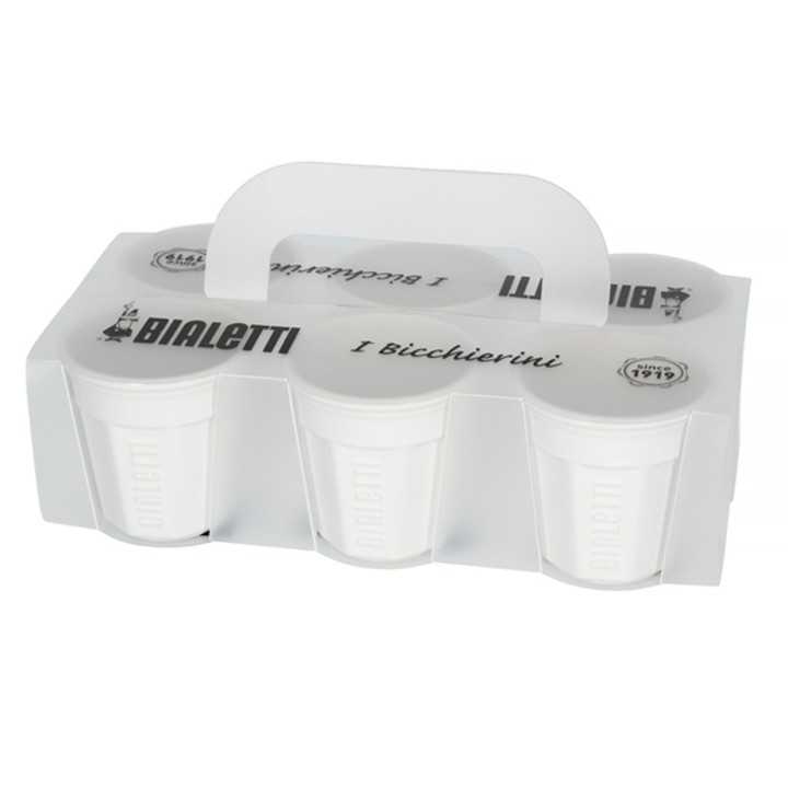 Bialetti Bicchierini Espressokoppar 6 St Vit
