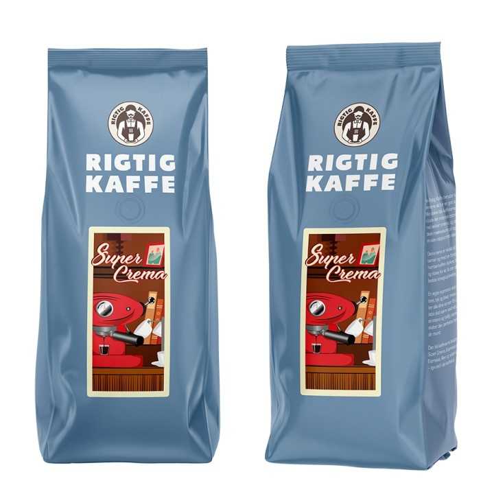 Rigtig Kaffe Super Crema 500g