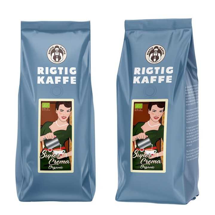Rigtig Kaffe Super Crema Ekologiskt 24kg