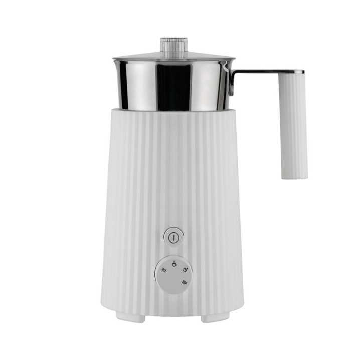 Alessi Plissé Pulcina Elektrisk Mjölkskummare Vit
