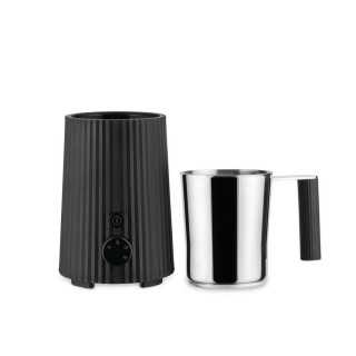 Alessi Plissé Pulcina Elektrisk Mjölkskummare Svart