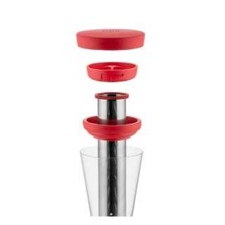 Alessi Mazagran Iskaffebryggare Röd