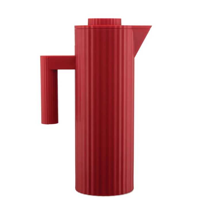 Alessi Plissé  Termokanna 1L Röd