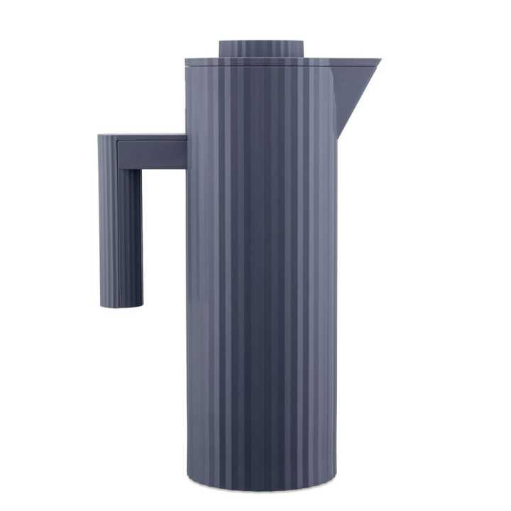 Alessi Plissé Termokanna 1L Grå