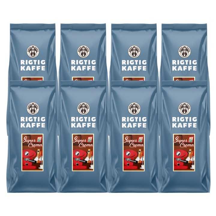Rigtig Kaffe Super Crema 8kg