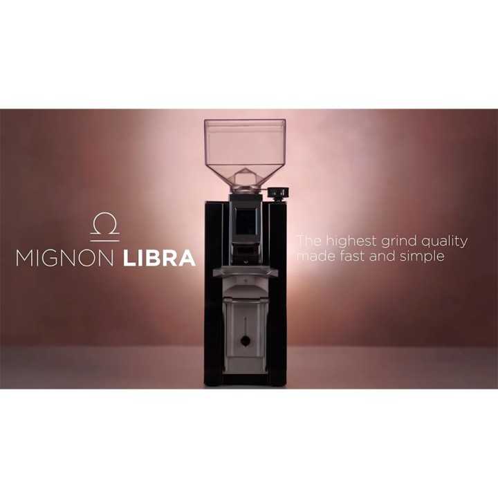 Eureka Mignon Libra Krom/Matt Svart Espressokvarn