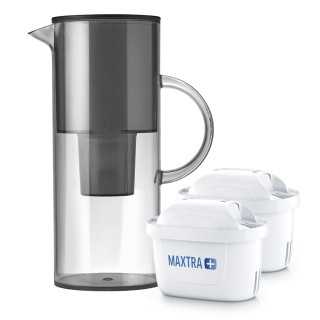 Stelton EM vattenfilterkanna, 2 l. - smoke, inkl filter