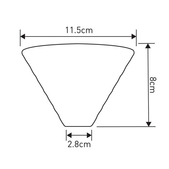 Loveramics Brewers Strong Dripper Vit 2 Kopp