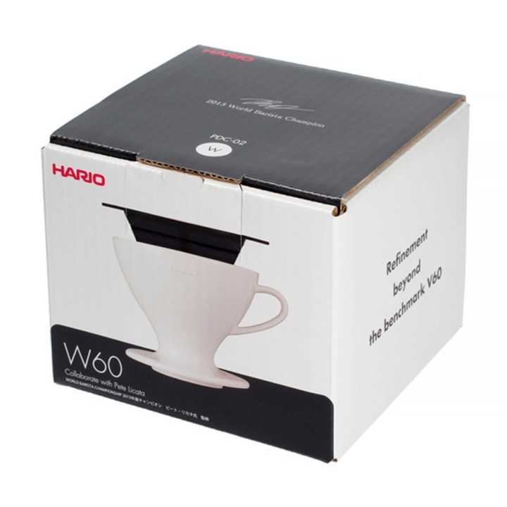 Hario W60-02 Keramik Dripper Vit 2 Kopp