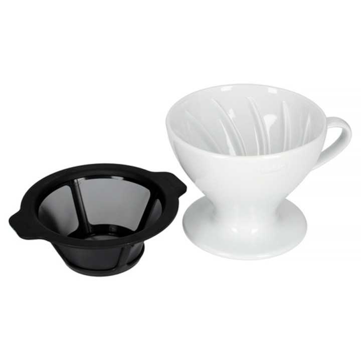 Hario W60-02 Keramik Dripper Vit 2 Kopp