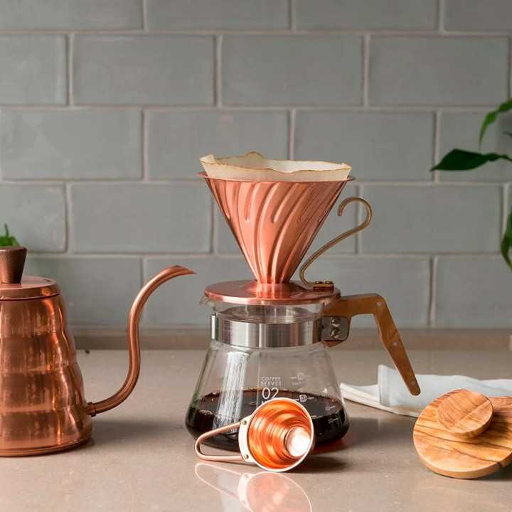 Hario V60 Dripper Koppar 2 Kopp