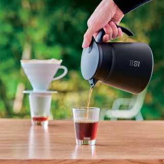 Hario V60-03 Rostfritt Stål Server 0,8L Svart
