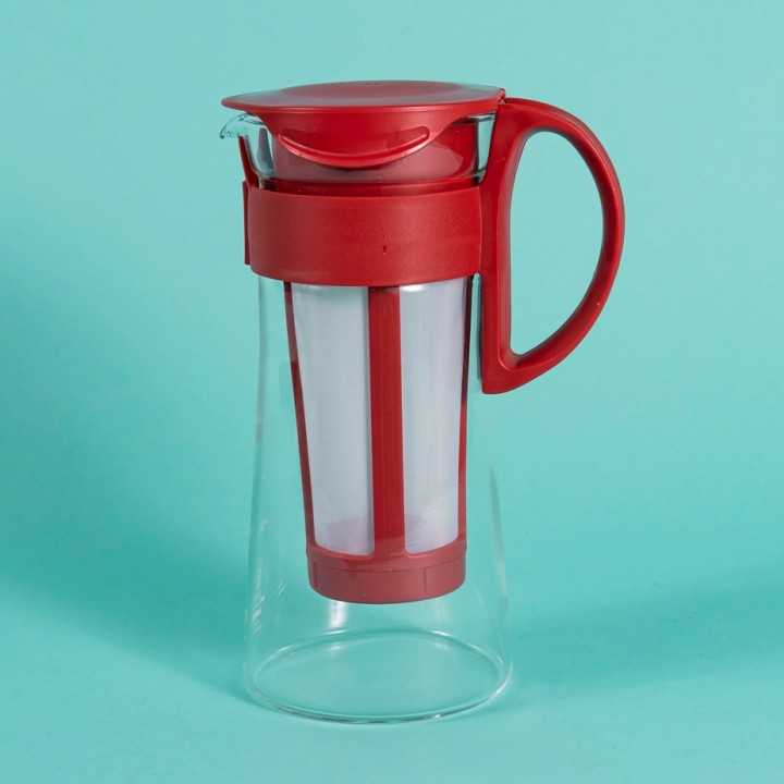 Hario Mizudashi Iskaffebryggare Mini 600 ml Röd