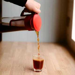 Hario Mizudashi Iskaffebryggare Mini 600 ml Röd