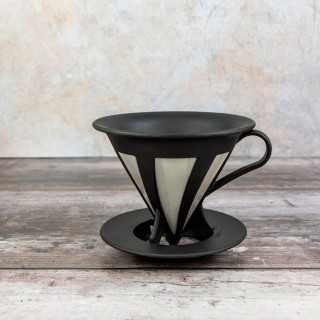 Hario Cafeor 02 Dripper Svart 2 Kopp