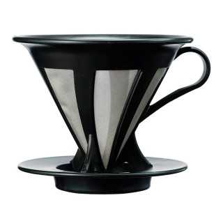 Hario Cafeor 02 Dripper Svart 2 Kopp