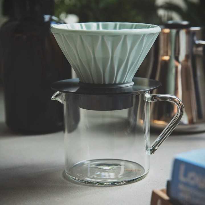 Loveramics Brewers Smooth Dripper Celadon Grön 2 Kopp Inkl. Stativ Svart