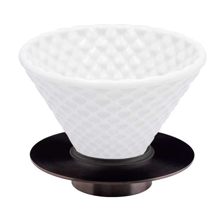 Loveramics Brewers Strong Dripper Vit 2 Kopp Inkl. Stativ Svart
